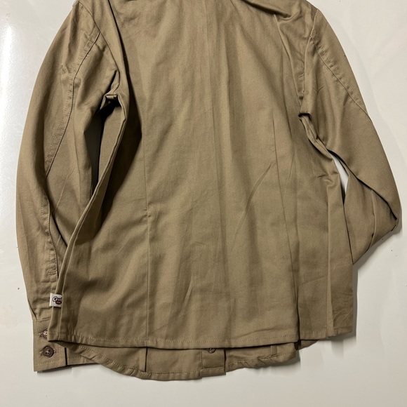 NEW Cruel Girl Button Down Shirt Khaki Tan Girls Size S - Picture 3 of 5